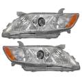 2007 2008 2009 Camry Front Headlight Lens Cover Assemblies Clear -Driver and Passenger Set 07, 08, 09 Toyota Camry