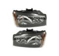 2003, 2004 Chevy Avalanche Headlamp Lens Cover Assemblies -Pair