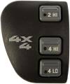Sonoma - 4X4 Components - GMC -# - 1998-2004 Sonoma 4X4 Dash Switch -3 Button