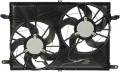 2007-2010 Outlook Dual Engine Cooling Fan Assembly -AC and Radiator 07, 08, 09, 10 Saturn Outlook