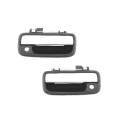 1995-2004 Tacoma Outside Door Handle Pull Black and Chrome -Driver and Passenger Set