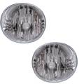 2006, 2007, 2008, 2009 Toyota 4Runner Fog Lights Driving Lamps Lens Replacement 06, 07, 08, 09 4Runner Driving Lamp Includes Lens And Housing Assemblies -Replaces Dealer OEM 81221-42061, 81211-42061