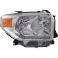 2014-2017 Tundra Headlight With Power Leveling and LED Running Lamps Chrome -Right Passenger