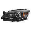 2008-2011 Impreza Front Headlight Lens Cover Assembly Black -Left Driver 08, 09, 10, 11 Subaru Impreza
