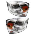 2007, 2008, 2009 Dodge Ram Pickup Headlamp Covers -DOT / SAE Approved