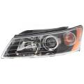 2006, 2007, 2008 Hyundai Sonata Headlight Assembly New Replacement Headlamp Lens Cover With Integrated Side Light 06, 07, 08 Sonata -Replaces Dealer OEM 92101-0A000