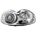 2002, 2003, 2004, 2005 Hyundai Sonata Front Headlight Assembly New Replacement Headlamp Lens Cover With Integrated Side Light -Front Vehicle 02, 03, 04, 05 Sonata Headlight -Replaces Dealer OEM 92102-3D050
