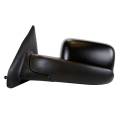 Left Hand Driver Side Towing Mirror Rear View With Black Textured Housing