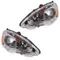 RSX - Lights - Headlight - Acura -# - 2002 2003 2004 Acura RSX Front Headlight Lens Cover Assemblies -Driver and Passenger Set