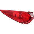 2011, 2012, 2013, 2014 Hyundai Sonata excluding Hybrid Complete Tail Light Lens / Housing Assembly