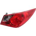 2011, 2012, 2013, 2014 Hyundai Sonata Outer Tail Light Lens Assembly -Replacement Sonata Halogen Rear Tail Lamp Brake Lamp And More Hyundai Tail Lights At Low Prices -Replaces Dealer OEM 92402-3Q000