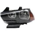 2011, 2012, 2013, 2014 Dodge Charger Headlight -Halogen Headlight Lens Cover Assembly New Replacement Charger Headlight Low Prices -Replaces Dealer OEM Number 57010411AE
