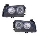 2008, 2009, 2010 Pair of Dodge Charger HID Headlights -HID Headlight Lens Cover Assemblies New Replacement Charger HID Headlights Low Prices -Replaces Dealer OEM Number 4806443AB, 4806442AB