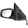 2013, 2014, 2015 Dart Mirror New Left Drivers Side Power Heated Mirror Assembly With Signal and Puddle Lights For Rear View Outside Door 13, 14, 15 Dodge Dart -Replaces Dealer OEM 1TA131X8AI