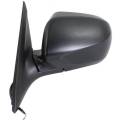 2011, 2012, 2013 Subaru Forester Power Operated Side View Door Mirror Smooth Black Paintable Housing