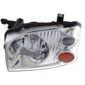 Nisssan Frontier Headlight With Bright Chrome Bezel / Interior -DOT / SAE Approved 2001-2004