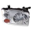 Nisssan Frontier Headlight With Bright Chrome Bezel / Interior -DOT / SAE Approved 2001-2004