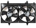2003, 2004, 2005, 2006, 2007 Nissan Murano Radiator And Air Conditioning Condenser Fan Assembly