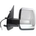 2012, 2013, 2014, 2015, 2016, 2017, 2018, 2019, 2020, 2021 Nissan NV 1500, 2500, 3500 Side Mirror with Dual Glass New Left Driver Side Power Operated and Heated with Chrome Cap Nissan NV Cargo Van -Replaces Dealer OEM 963021PA9E