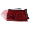 2006, 2007, 2008 Acura TSX Tail Light Lens Assembly New Left Driver Side Brake Lamp Rear Stop Lens Cover For Your Acura TSX 06, 07, 08 -Replaces Dealer OEM 33506SECA51