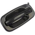 Suburban - Door Handle - Outside - Chevy -# - 2000-2006 Suburban Outside Door Handle Pull Smooth Black -Left Driver Rear