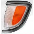 1995, 1996 Toyota Tacoma Turn Signal Side Lamp Clear And Amber Lens Black Trim