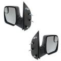 2010-2014 Econoline Van Manual Mirrors with Spotter Glass -Driver and Passenger Set