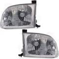2000-2004 Toyota Tundra Headlights -Pair 2000, 2001, 2002, 2003 2004 Tundra without double cab