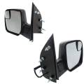 Econoline E-Series Van - Mirror - Side View - Ford -# - 2010-2014 Econoline Van Outside Door Mirrors with Spotter Glass Power -Driver and Passenger Set