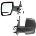 2012, 2013, 2014, 2015, 2016, 2017 Nissan NV 1500, 2500, 3500 Side Mirror with Dual Glass New Set of Side Mirrors