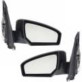 Sentra - Mirror - Side View - Nissan -# - 2007-2012 Sentra Outside Door Mirrors Power Smooth -Driver and Passenger Set