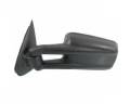 2000, 2001, 2002, 2003, 2004, 2005, 2006 Suburban Manual Tow Mirror with Spotter Glass and Black Textured Housing