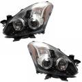 Altima - Lights - Headlight - Nissan -# - 2010-2013 Altima Coupe Halogen Headlight Lens Cover Assemblies -Driver and Passenger Set