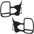 Econoline E-Series Van - Mirror - Side View - Ford -# - 2003-2008 Ford Van Telescopic Tow Mirrors Power -Driver and Passenger Set