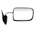 Ram Pickup Truck - Mirror - Side View - Dodge -# - 1994-1997 Dodge Pickup Old Style Mirror Manual Chrome -Right Passenger