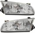 2000-2001 Camry Front Headlight Lens Cover Assembly -Driver and Passenger Set 00, 01 Toyota Camry