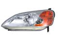 Civic - Lights - Headlight - Honda -# - 2001 2002 2003 Civic Coupe Headlight -Left Driver