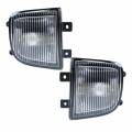 1999*, 2000, 2001, 2002, 2003, 2004 Nissan Pathfinder Fog Lights New Replacement Fog Lamp Lens Covers Front Bumper Driving Lamp Assemblies 99 00, 01, 02, 03, 04 Pathfinder -Replaces Dealer OEM 26155-2W125, 26150-2W125