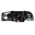 2001, 2002, 2003, 2004, 2005, 2006 GMC Yukon Front Lens Cover Includes Housing / Bulbs / Sockets