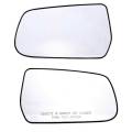2010-2014 Equinox Replacement Mirror Glass With Backer -Driver and Passenger Set 10, 11, 12, 13, 14 Chevy Equinox