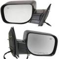 Armada - Mirror - Side View - Nissan -# - 2005-2015 Armada Side View Door Mirrors Power Heat Textured -Driver and Passenger Set