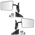 83, 84, 85, 86, 87, 88, 89, 90, 91, 92, 93, 94 Chevy S10 Pickup Side View Door Mirrors Manual Chrome -Driver and Passenger Set