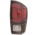 2017 2018 2019 Tacoma Tail Light Brake Lamp Black Bezel -Right Passenger 17, 18, 19 Toyota Tacoma tail light lens cover assembly replacement -Replaces Dealer 81560-04200