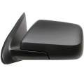 08, 09, 10, 11, 12 Ford Escape Door Mirror Power Heat Spotter Glass -smooth black paint-to-match housing