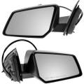 2009-2017 Traverse Side View Door Mirror Power Textured -Driver and Passenger Set 09, 10, 11, 12, 13, 14, 15, 16, 17 Chevy Traverse