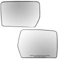 2004-2010 Ford F150 Mirror Glass Replacement with Heat -Driver and Passenger Set 04, 05, 06, 07, 08, 09, 10 Ford F150