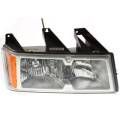 Canyon - Lights - Headlight - GMC -# - 2004-2012 Canyon Front Headlight Lens Cover Assembly Chrome -Right Passenger