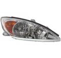 2002 2003 2004 Camry LE, XLE Front Headlamp with Chrome Housing -Right Passenger 02, 03, 04 Toyota Camry