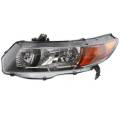 2006-2011 Civic Coupe Headlight Lens Cover Assembly -Left Driver