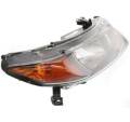 Replacement Headlamp With Black Bezel / Amber Park Lamp 06, 07, 08, 09, 10, 11 Civic Coupe 1.8L Engine